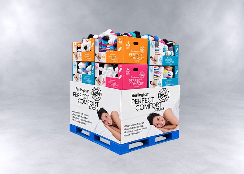 Burlington Perfect Comfort Sock Display