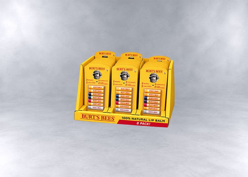Burt’s Bees Lip Balm Sam's Club Display Tray