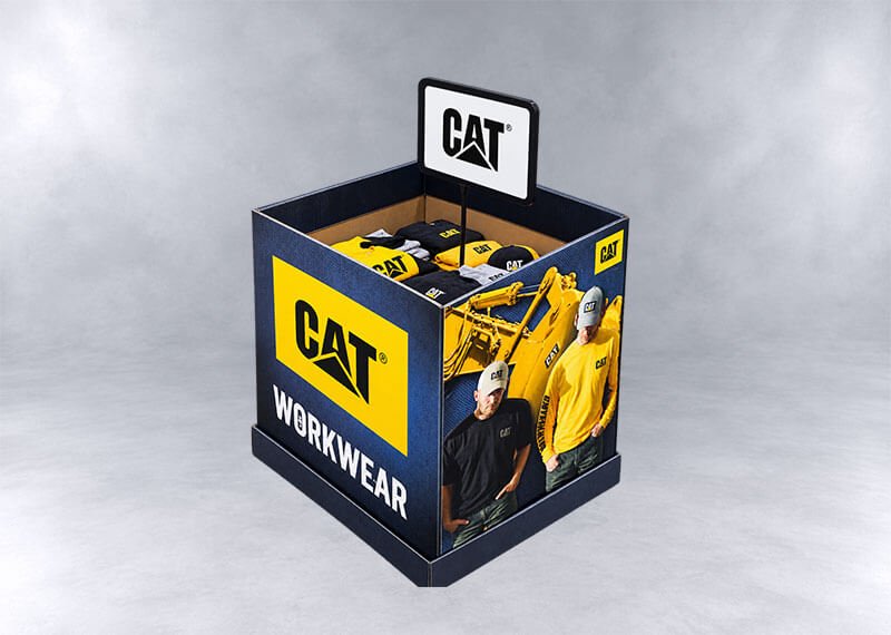 CAT Workwear Apparel Display Bin