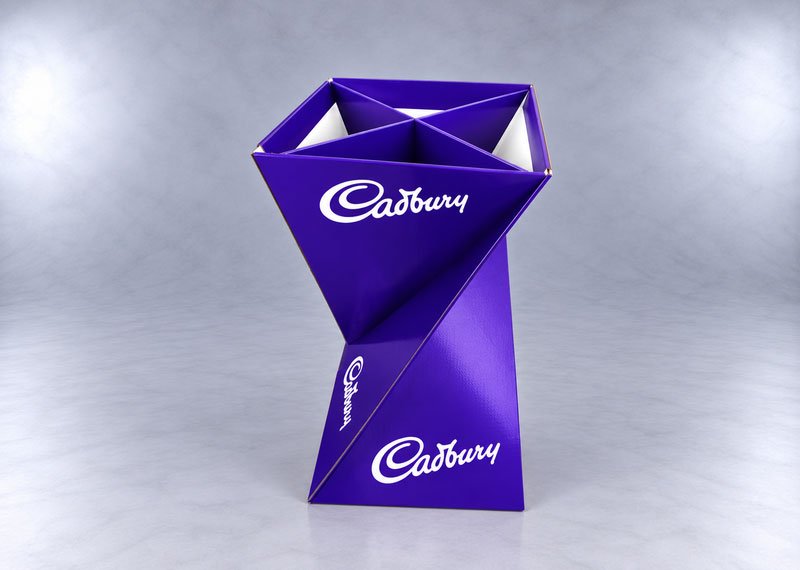 Cadbury Twisted Purple Display Stand