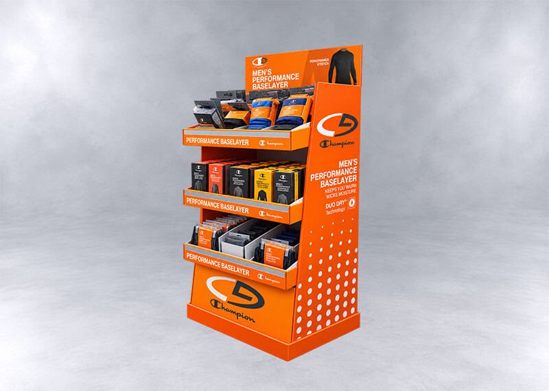 Champion Performance Baselayer Display Rack