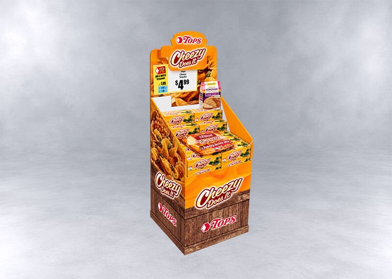 Cheezy Does It Snack Display