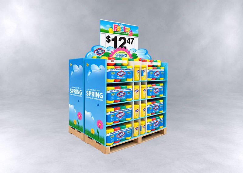 Clorox Spring Cleaning Display Pallet