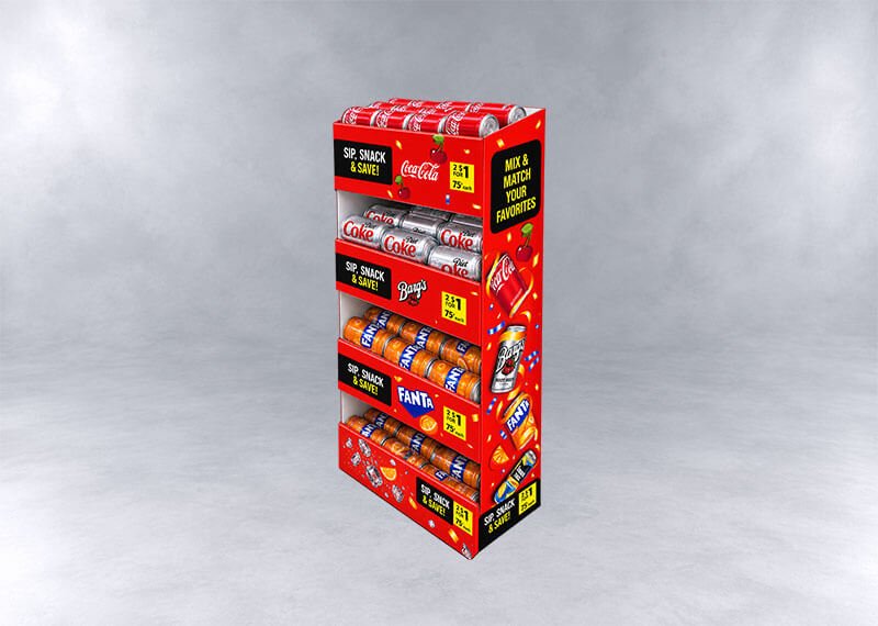Coca-Cola Fanta Promotional Display Rack