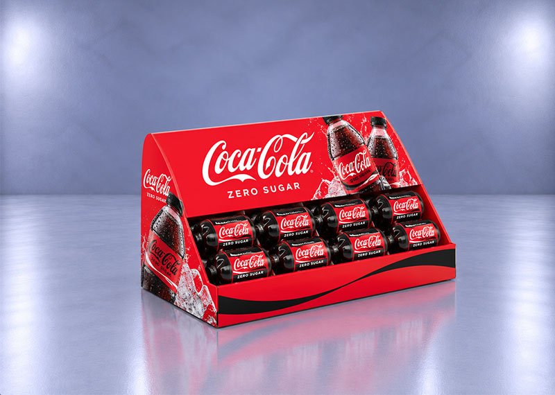 Coca Cola Zero Sugar Display PDQ