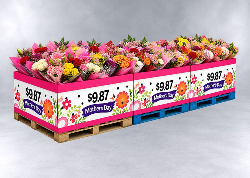 Colorful Mother’s Day Flower Display