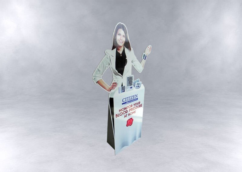 Custom Cardboard Human Cutout Advertising Standee