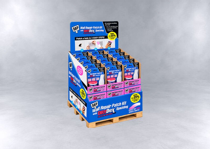 DAP Wall Repair Patch Kit Display