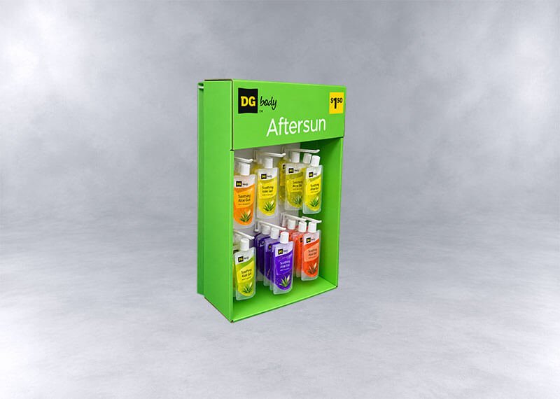 DG Body Aftersun Aloe Gel Display