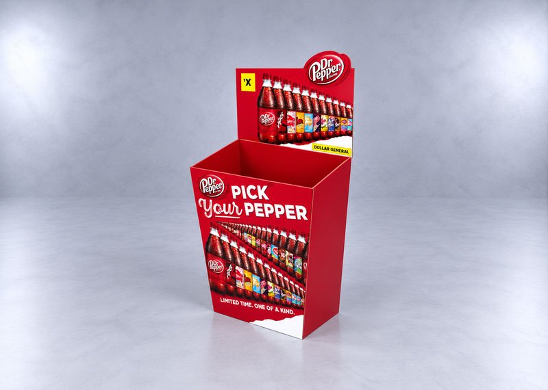 Dr Pepper Dollar General Display