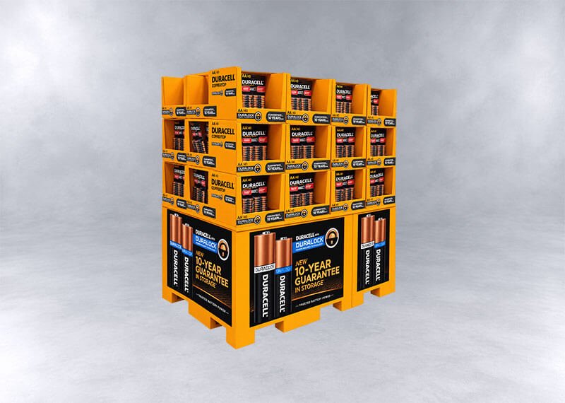 Duracell Coppertop Retail Display Pallet