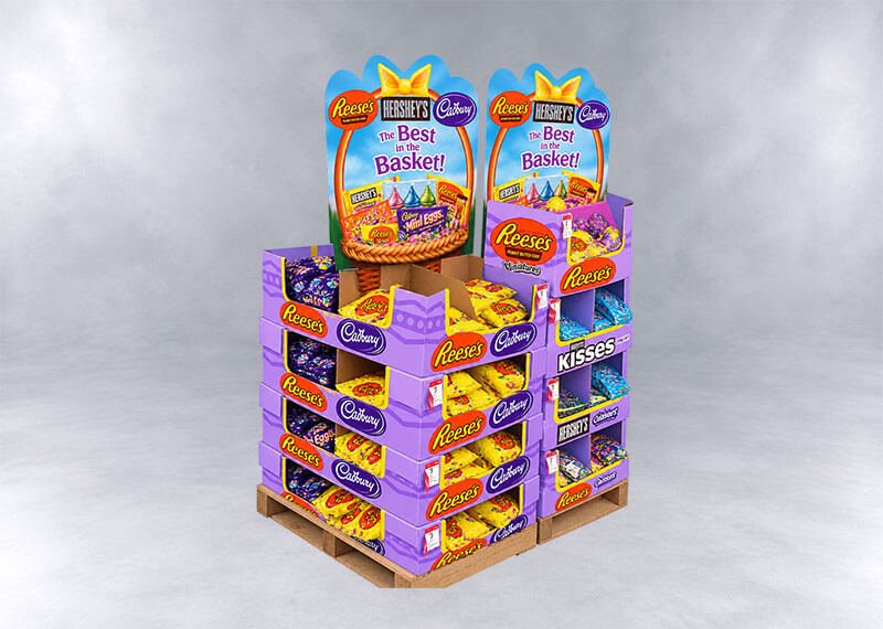 Easter Candy Pallet Display