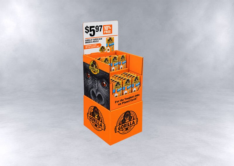 Gorilla Glue Orange Retail Display