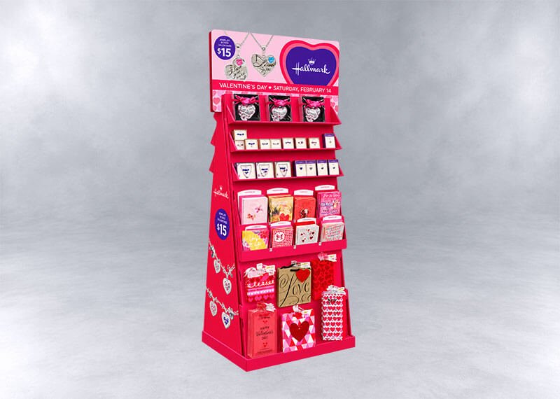 Hallmark Valentine’s Day Gift Display Rack