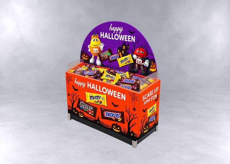 Halloween Candy Display Bin Mockup