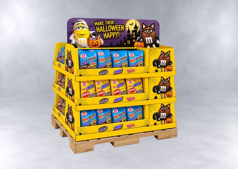 Halloween Candy Display Pallet