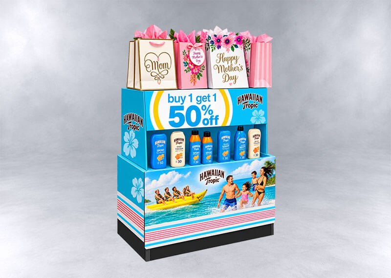 Hawaiian Tropic Mother’s Day Display