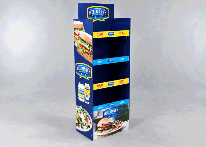 Hellmann’s-Branded-Empty-Display-Stand