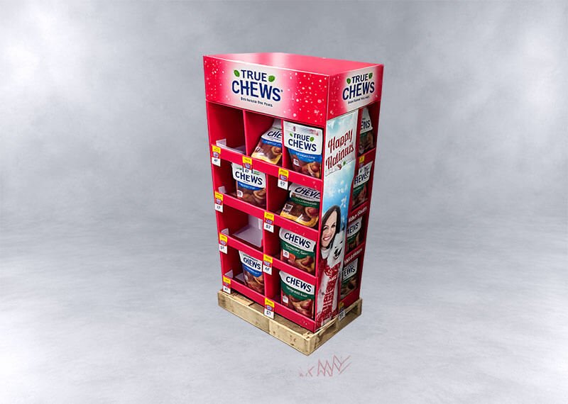 Holiday True Chews Display Stand