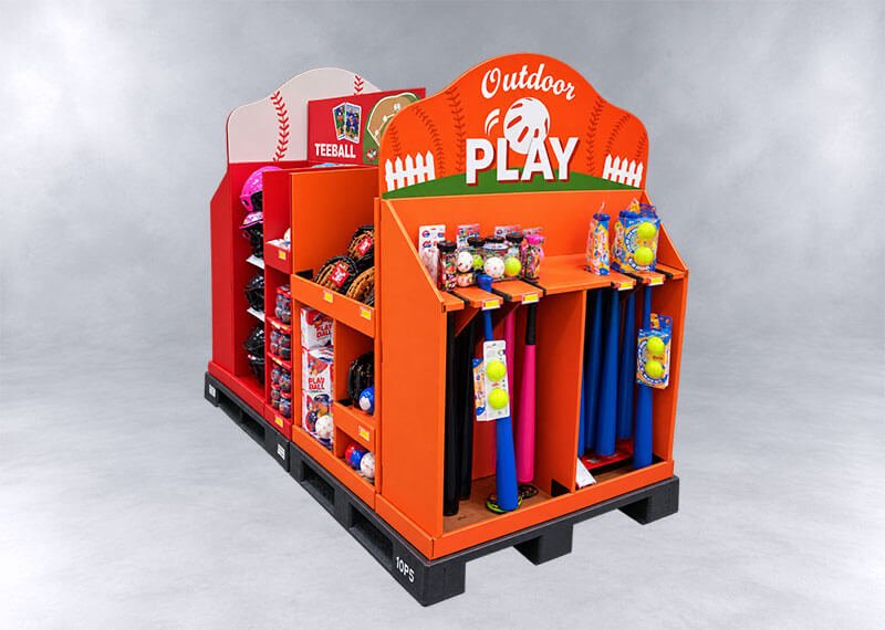 Isolated Outdoor Play Sports Display