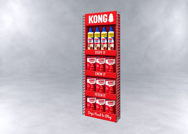 KONG Classic Red Retail Display Rack