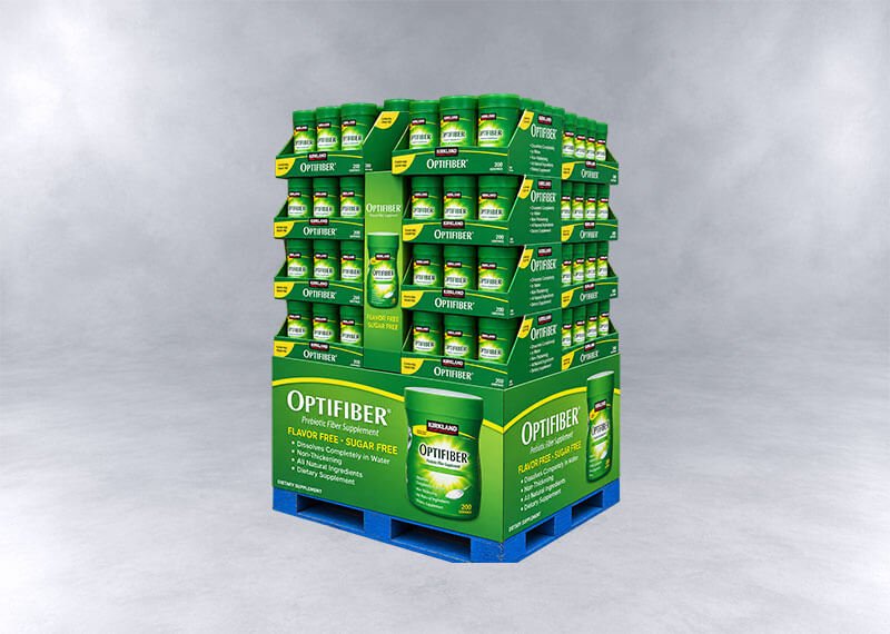 Kirkland OptiFiber Pallet Display