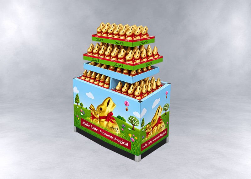 Lindt Gold Bunny Easter Display