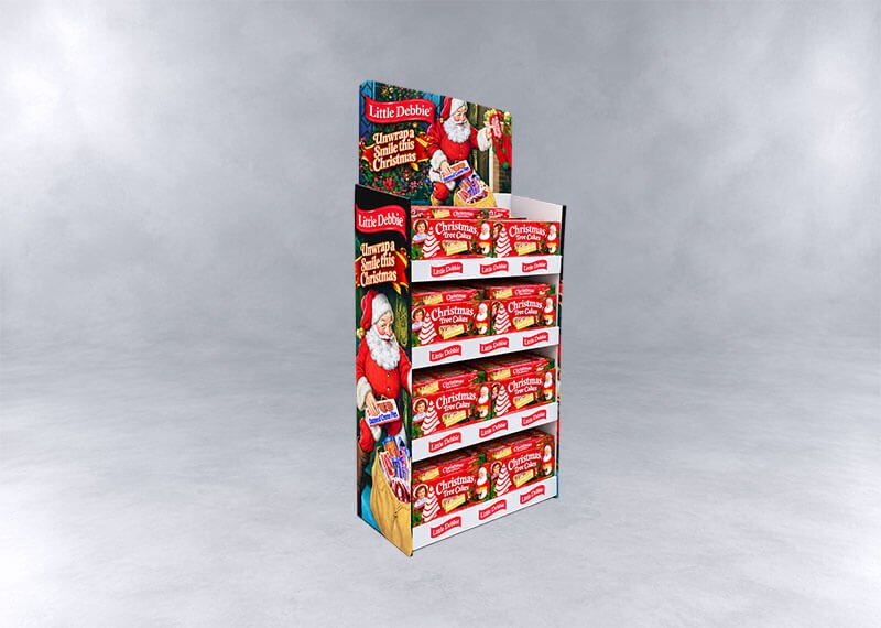 Little Debbie Christmas Tree Cake Display