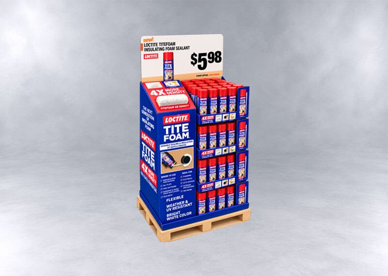 Loctite Tite Foam Retail Display