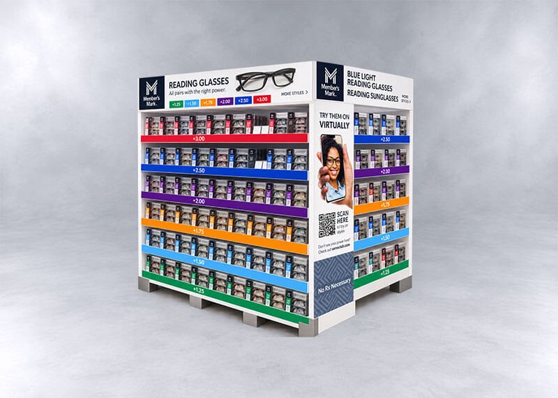 Member’s Mark Reading Glasses Display