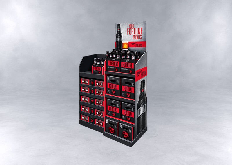 Miller Fortune Beer Display Stand