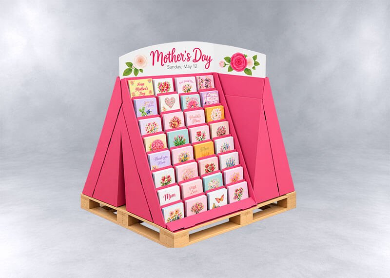 Mother’s Day Floral Card Display