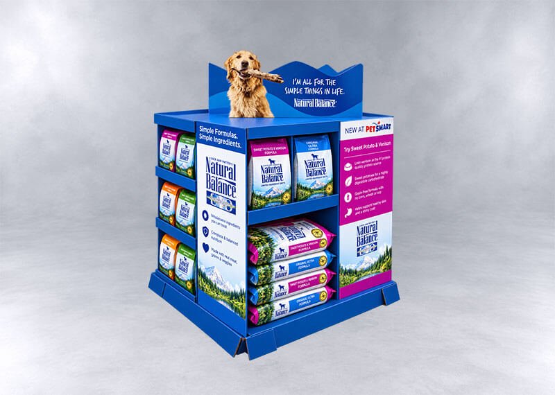 Natural Balance Dog Food Display