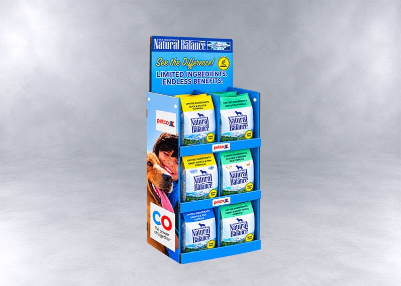 Natural Balance Dog Food Display