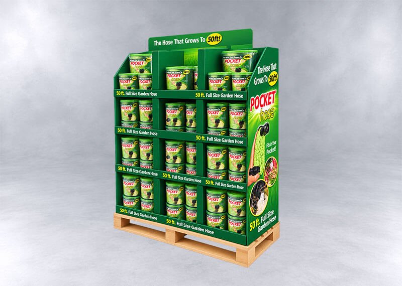 POCKET Hose Retail Display Pallet