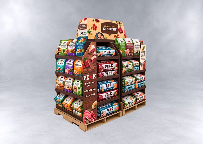 Rachael Ray Nutrish Pet Food Display