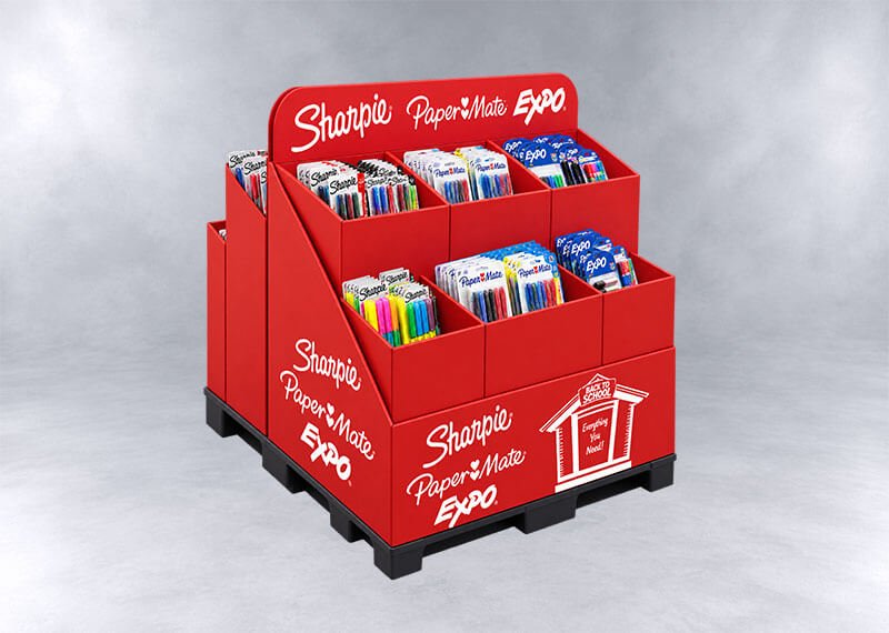 Red Sharpie Paper Mate Expo Display
