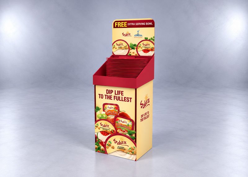 Sabra Dump Bin Display