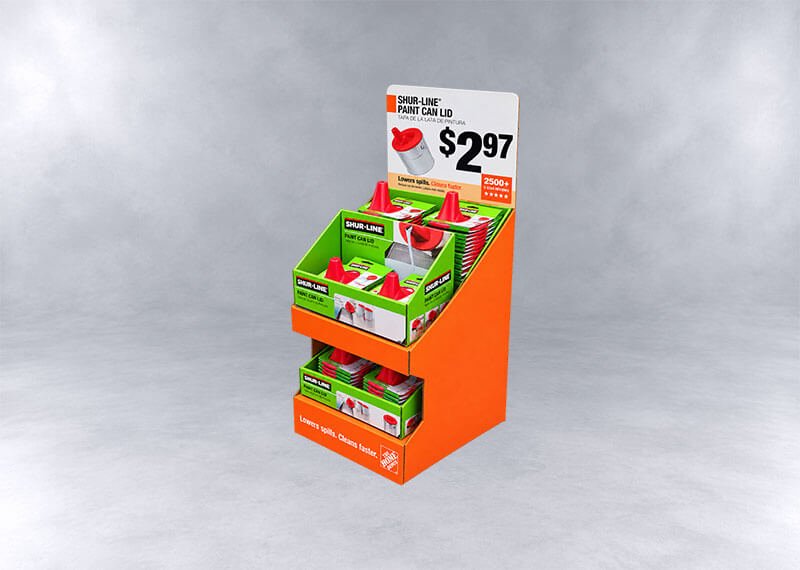 Shur-Line Paint Can Lid Display