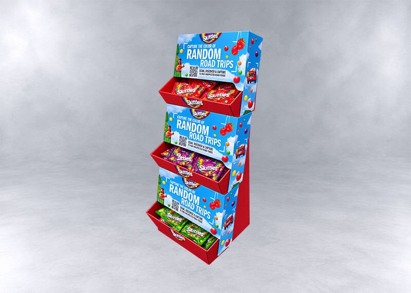 Skittles Random Road Trips Display