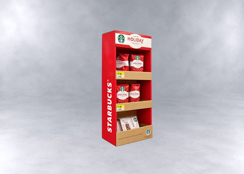 Starbucks Holiday Blend Display Stand