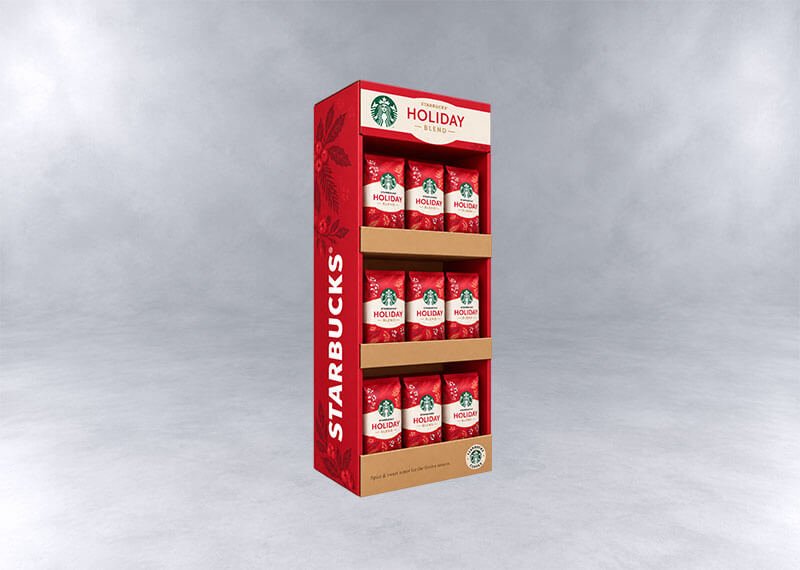 Starbucks Holiday Blend Display Stand