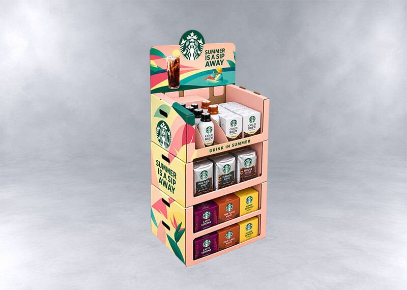 Starbucks Summer Coffee Display