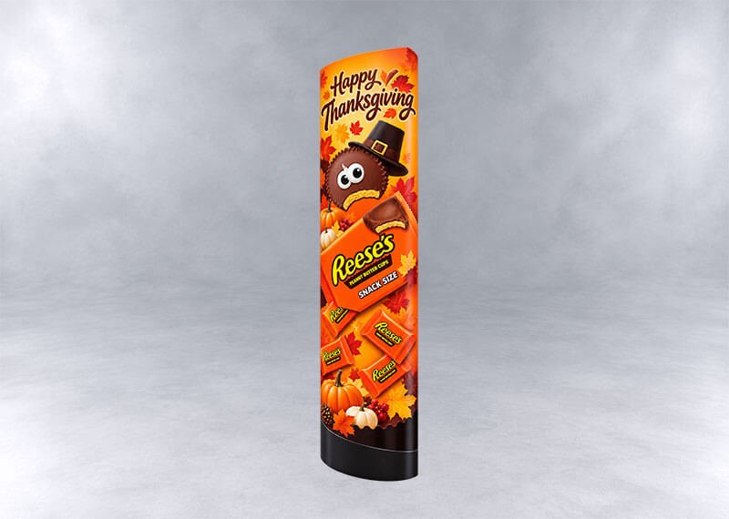 Thanksgiving Reese’s Candy Display Tower
