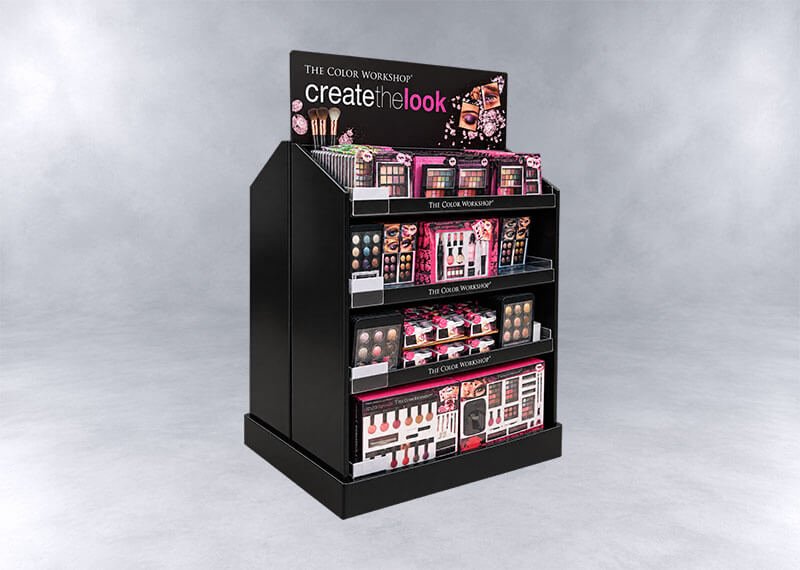 The Color Workshop Cosmetics Display