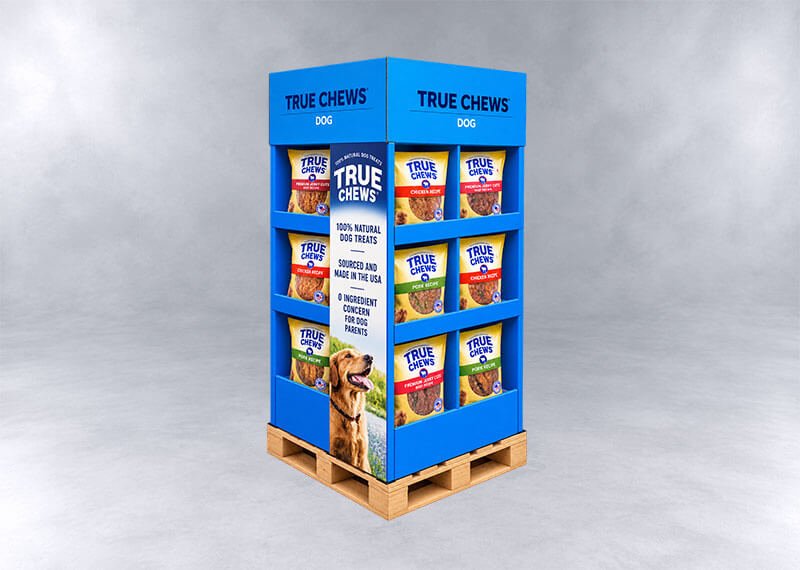 True Chews Dog Treat Display Tower