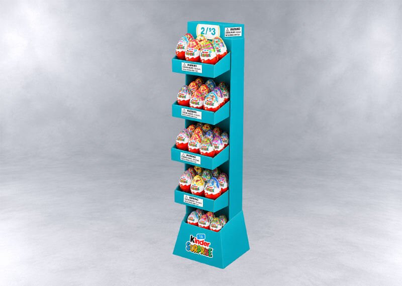 Turquoise-Kinder-Surprise-Display-Tower
