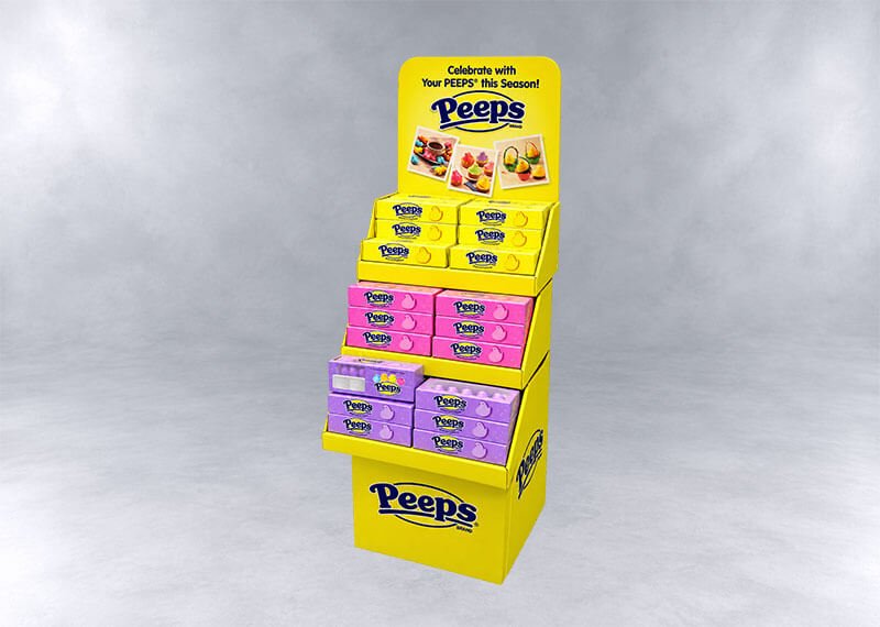 Vibrant Peeps Easter Display Stand