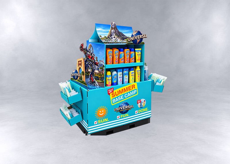 Walgreens Universal Summer Base Camp Display