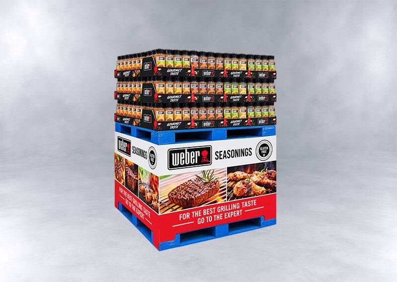 Weber Seasonings Gourmet Sam's Club Pallet Display